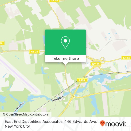 East End Disabilities Associates, 446 Edwards Ave map