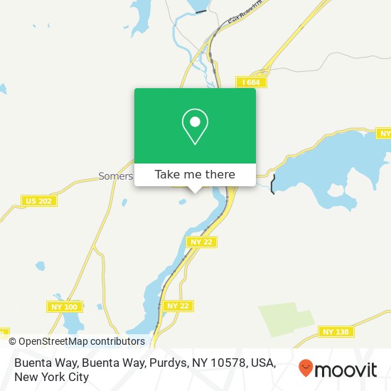 Mapa de Buenta Way, Buenta Way, Purdys, NY 10578, USA