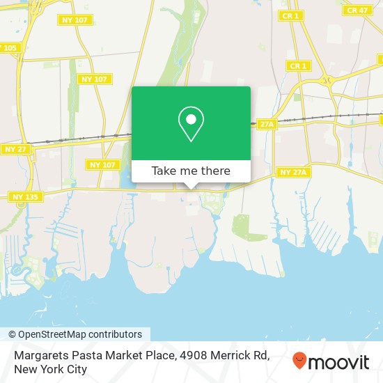 Margarets Pasta Market Place, 4908 Merrick Rd map