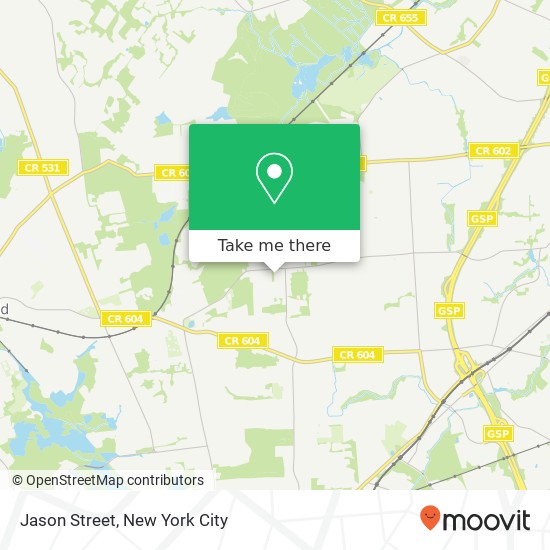 Jason Street map