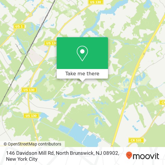 146 Davidson Mill Rd, North Brunswick, NJ 08902 map