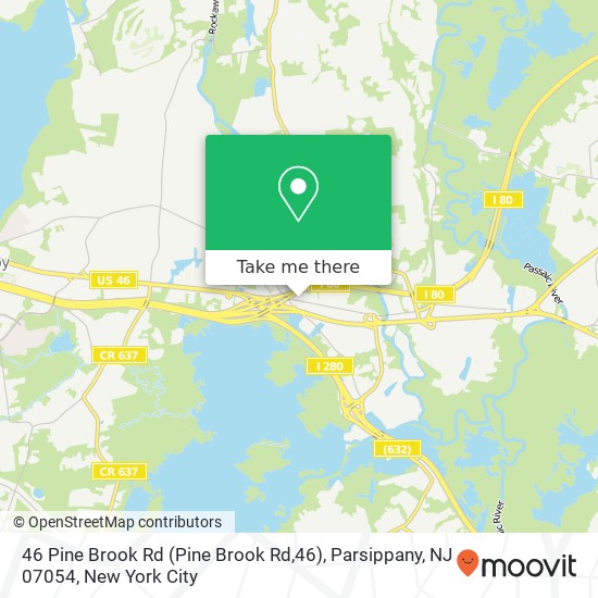 46 Pine Brook Rd (Pine Brook Rd,46), Parsippany, NJ 07054 map