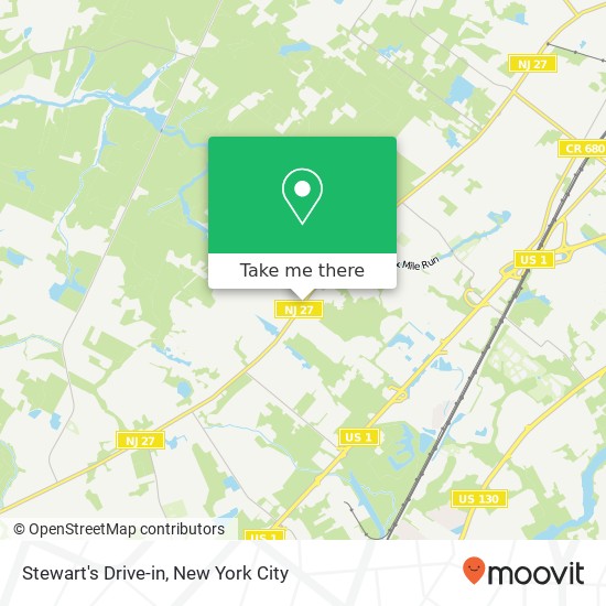Mapa de Stewart's Drive-in, 2551 State Route 27