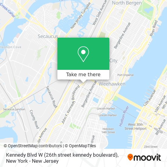Kennedy Blvd W (26th street kennedy boulevard) map