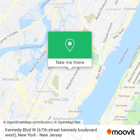 Kennedy Blvd W (67th street kennedy boulevard west) map