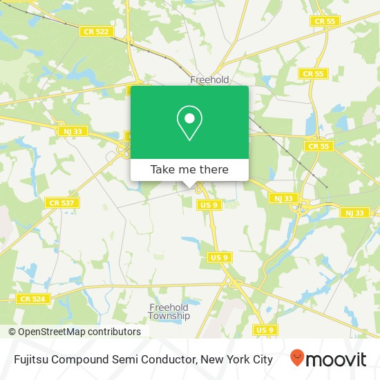 Fujitsu Compound Semi Conductor, 55 Schanck Rd map