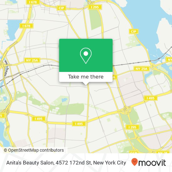 Mapa de Anita's Beauty Salon, 4572 172nd St