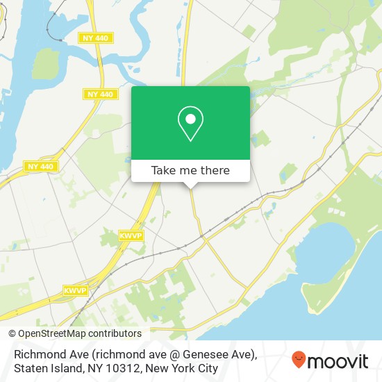 Richmond Ave (richmond ave @ Genesee Ave), Staten Island, NY 10312 map