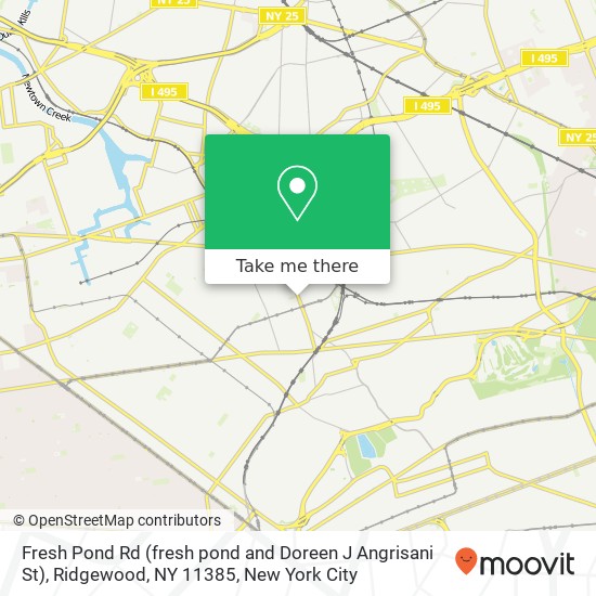 Fresh Pond Rd (fresh pond and Doreen J Angrisani St), Ridgewood, NY 11385 map