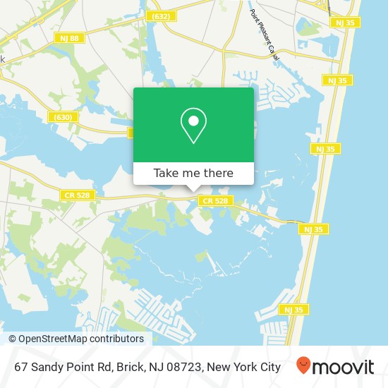 67 Sandy Point Rd, Brick, NJ 08723 map