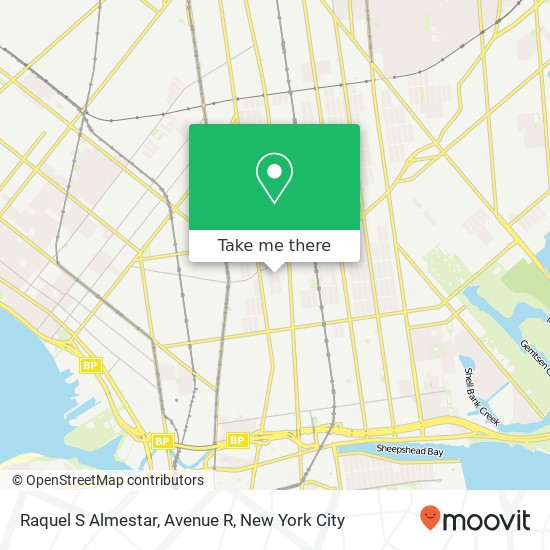 Mapa de Raquel S Almestar, Avenue R