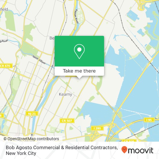 Mapa de Bob Agosto Commercial & Residential Contractors