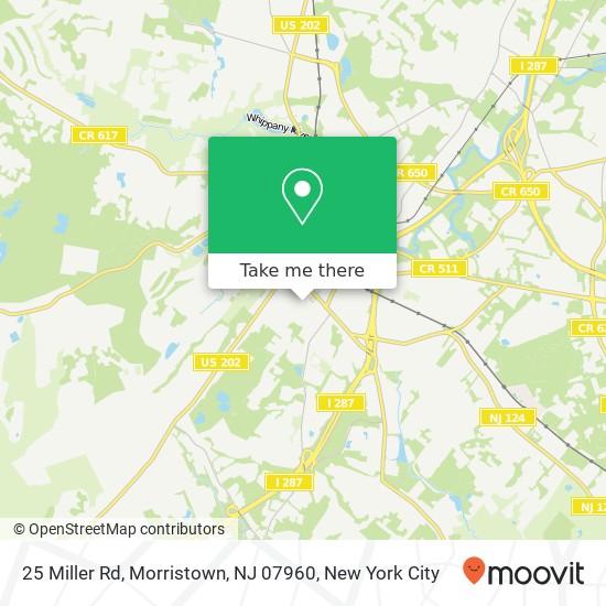 25 Miller Rd, Morristown, NJ 07960 map