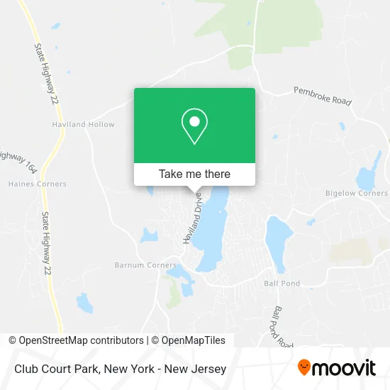 Club Court Park map