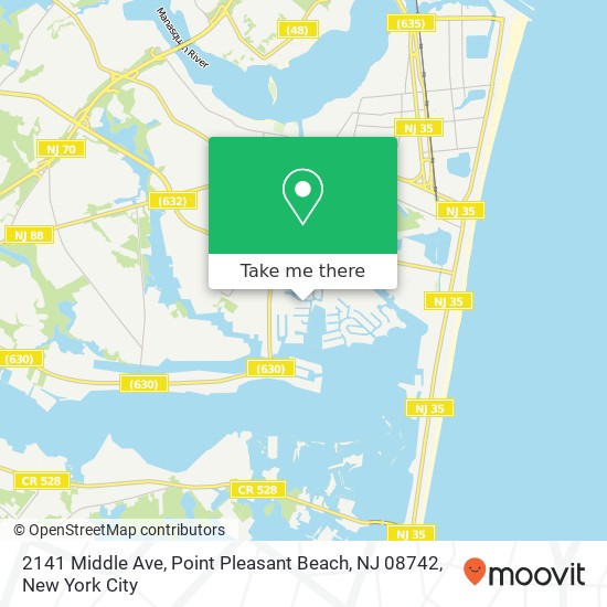 2141 Middle Ave, Point Pleasant Beach, NJ 08742 map