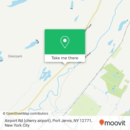 Airport Rd (cherry airport), Port Jervis, NY 12771 map