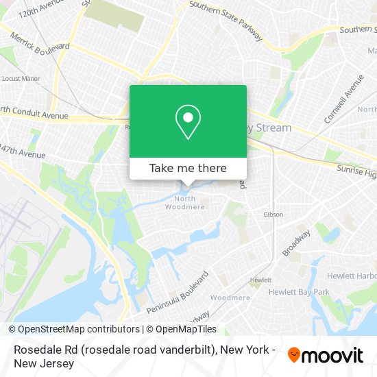 Rosedale Rd (rosedale road vanderbilt) map