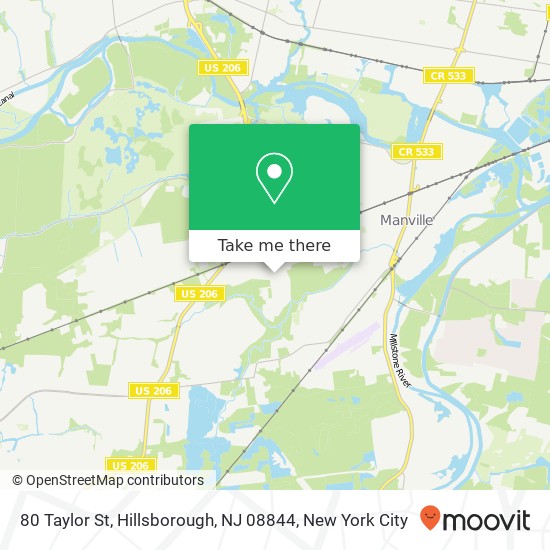 80 Taylor St, Hillsborough, NJ 08844 map
