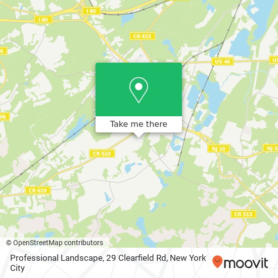 Professional Landscape, 29 Clearfield Rd map