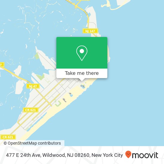477 E 24th Ave, Wildwood, NJ 08260 map
