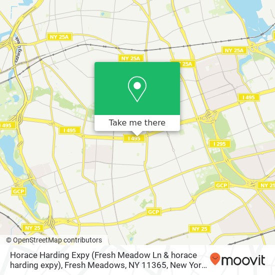 Mapa de Horace Harding Expy (Fresh Meadow Ln & horace harding expy), Fresh Meadows, NY 11365