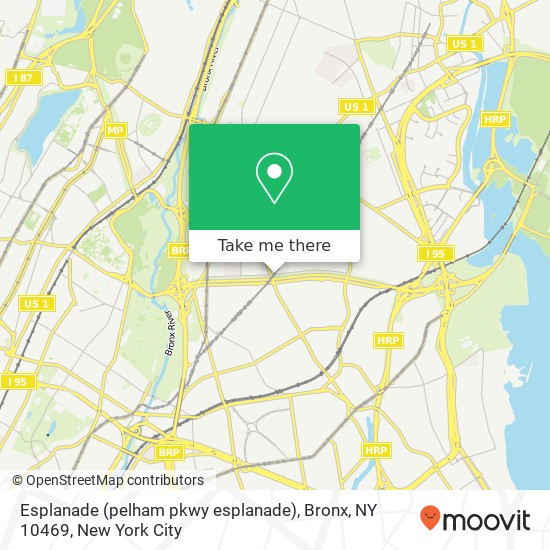 Esplanade (pelham pkwy esplanade), Bronx, NY 10469 map