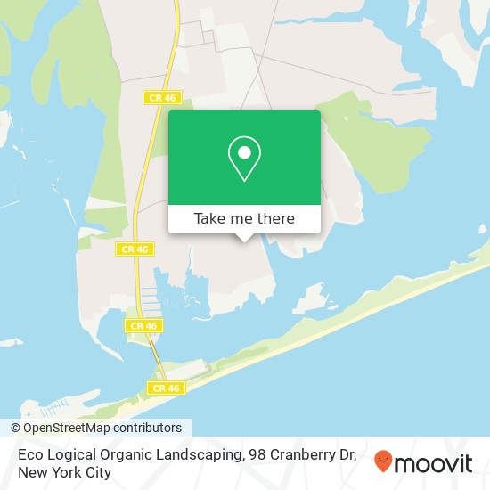 Mapa de Eco Logical Organic Landscaping, 98 Cranberry Dr