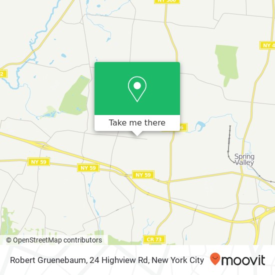 Mapa de Robert Gruenebaum, 24 Highview Rd