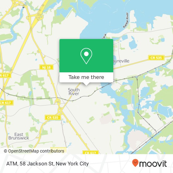 Mapa de ATM, 58 Jackson St