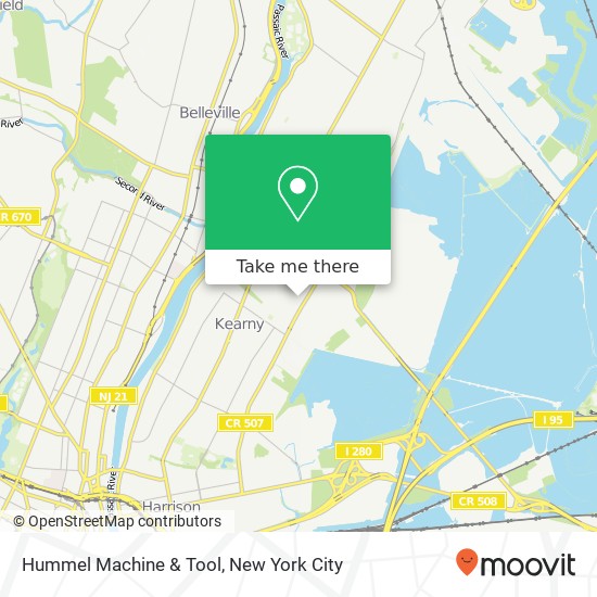 Hummel Machine & Tool map