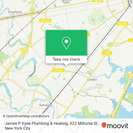 James P Kyne Plumbing & Heating, 522 Miltonia St map