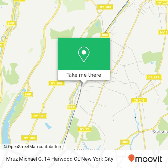 Mapa de Mruz Michael G, 14 Harwood Ct