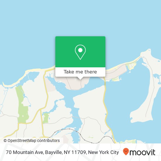 70 Mountain Ave, Bayville, NY 11709 map