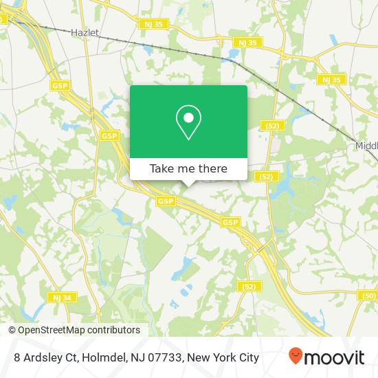 8 Ardsley Ct, Holmdel, NJ 07733 map