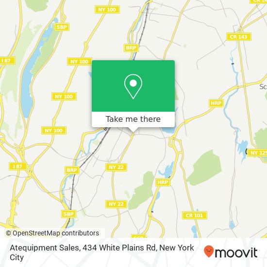 Atequipment Sales, 434 White Plains Rd map