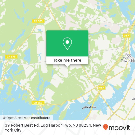 39 Robert Best Rd, Egg Harbor Twp, NJ 08234 map