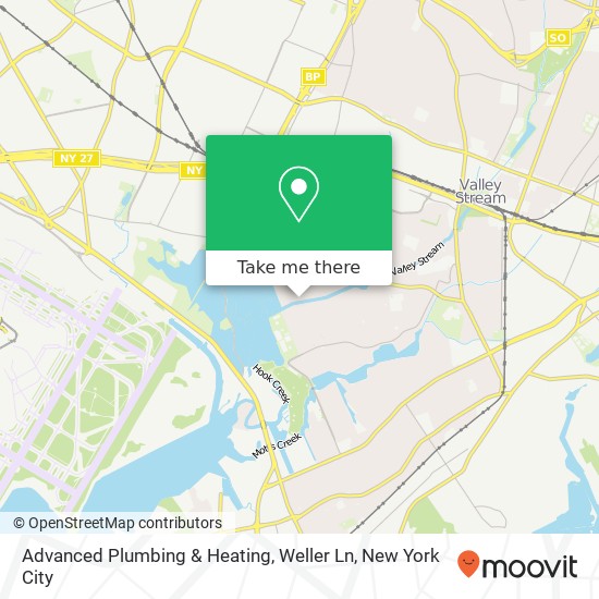 Mapa de Advanced Plumbing & Heating, Weller Ln