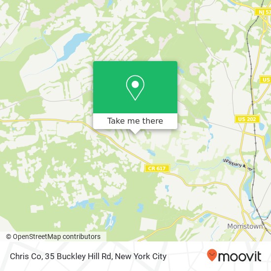 Mapa de Chris Co, 35 Buckley Hill Rd