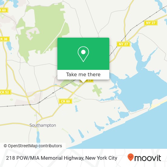 Mapa de 218 POW/MIA Memorial Highway