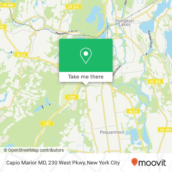 Capio Marior MD, 230 West Pkwy map
