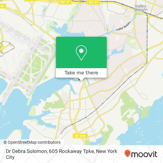 Dr Debra Solomon, 605 Rockaway Tpke map