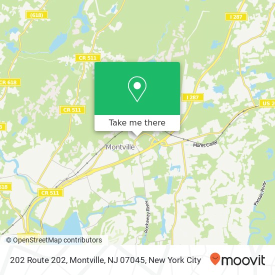 Mapa de 202 Route 202, Montville, NJ 07045