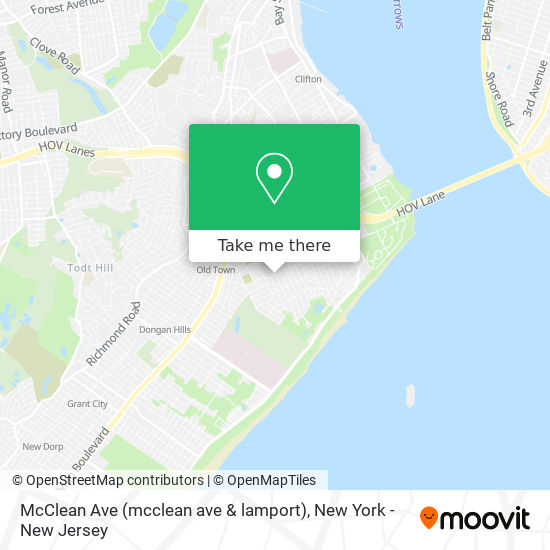 McClean Ave (mcclean ave & lamport) map