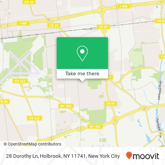 28 Dorothy Ln, Holbrook, NY 11741 map