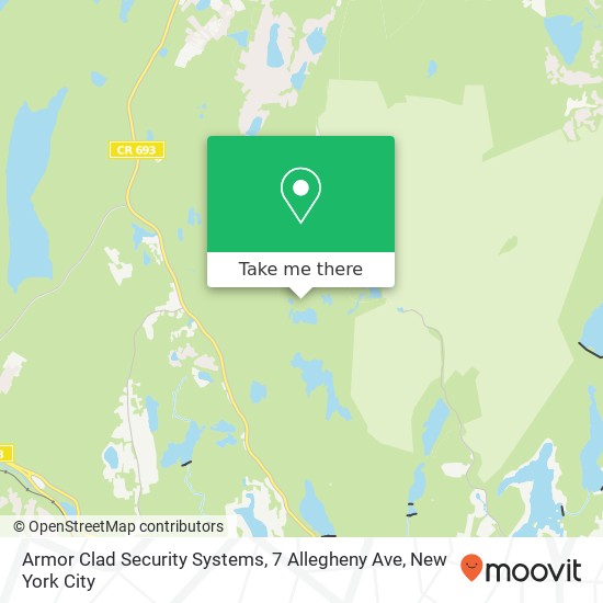 Mapa de Armor Clad Security Systems, 7 Allegheny Ave