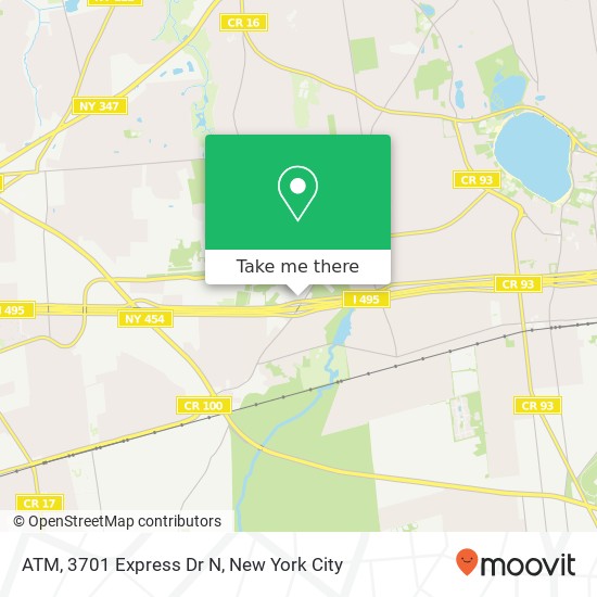 Mapa de ATM, 3701 Express Dr N