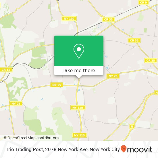 Mapa de Trio Trading Post, 2078 New York Ave