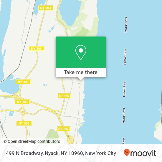 499 N Broadway, Nyack, NY 10960 map