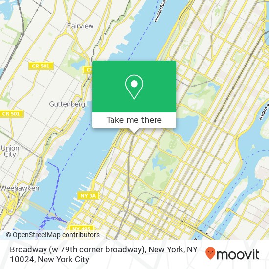 Broadway (w 79th corner broadway), New York, NY 10024 map