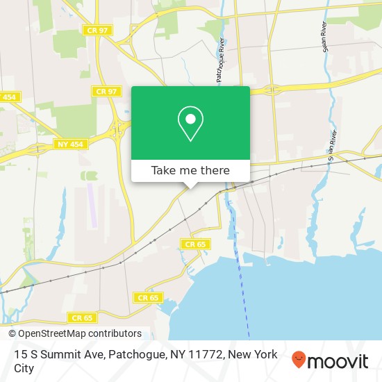 15 S Summit Ave, Patchogue, NY 11772 map